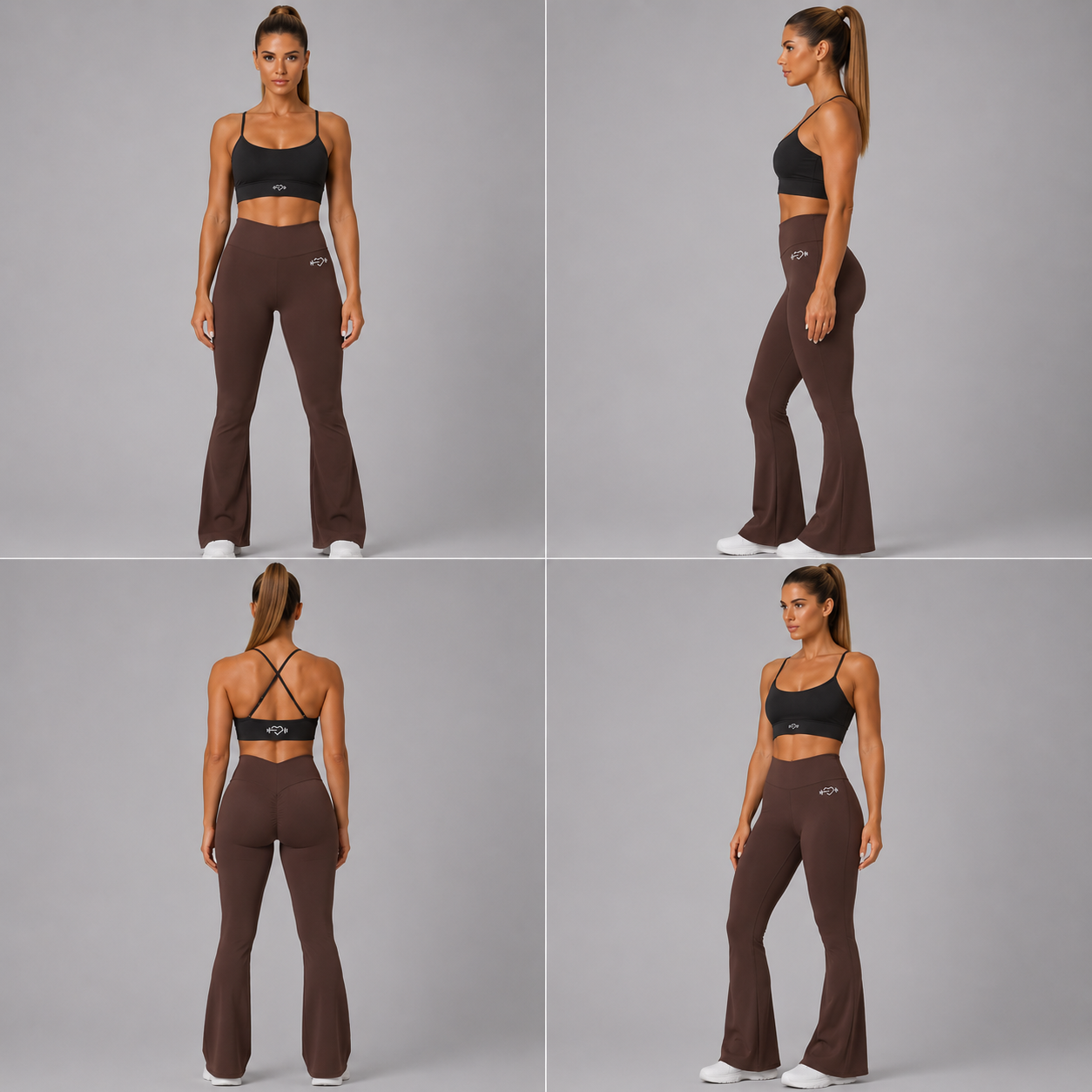 PANTALONI EVAZATI PENTRU FITNESS SI YOGA